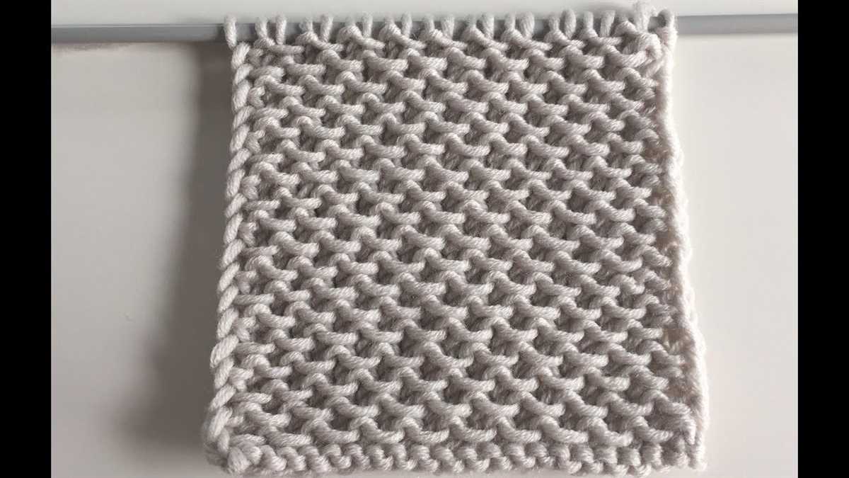 How to knit a wave pattern