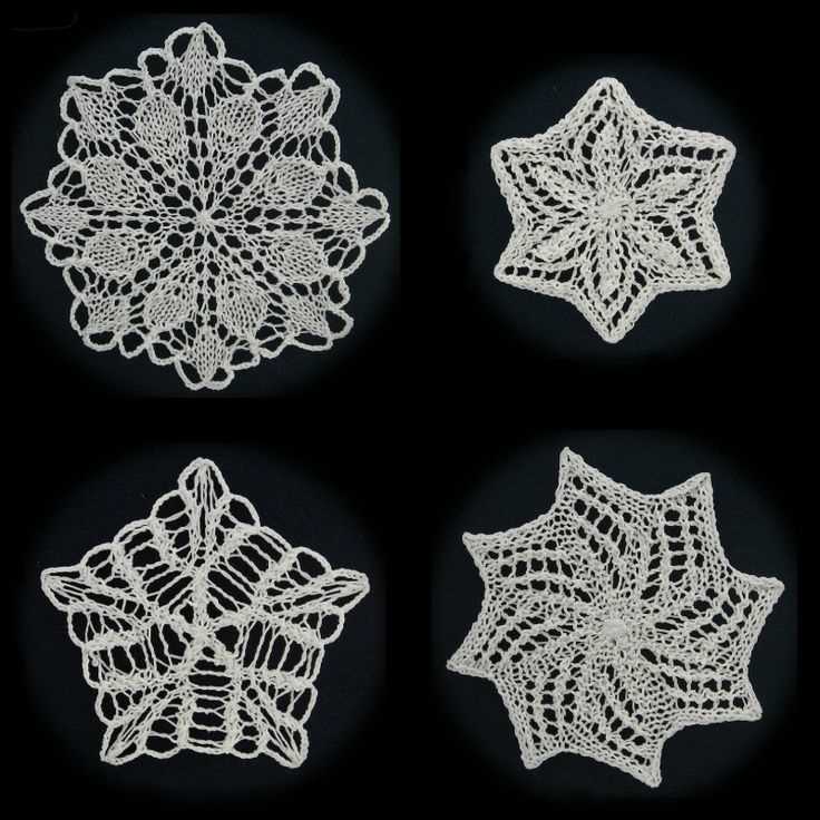 How to knit snowflake pattern
