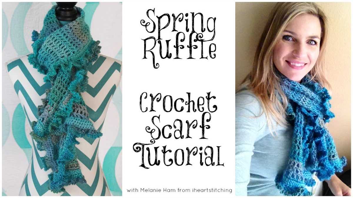 Starbella ruffle scarf knit pattern