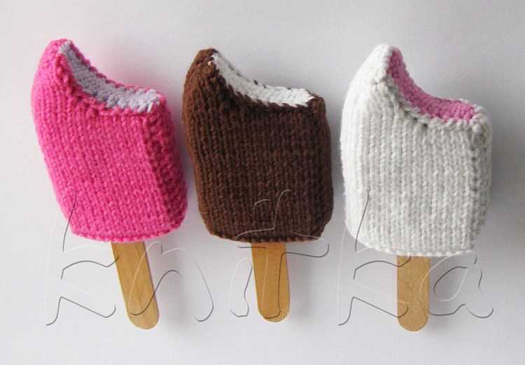 Ice cream knitting pattern