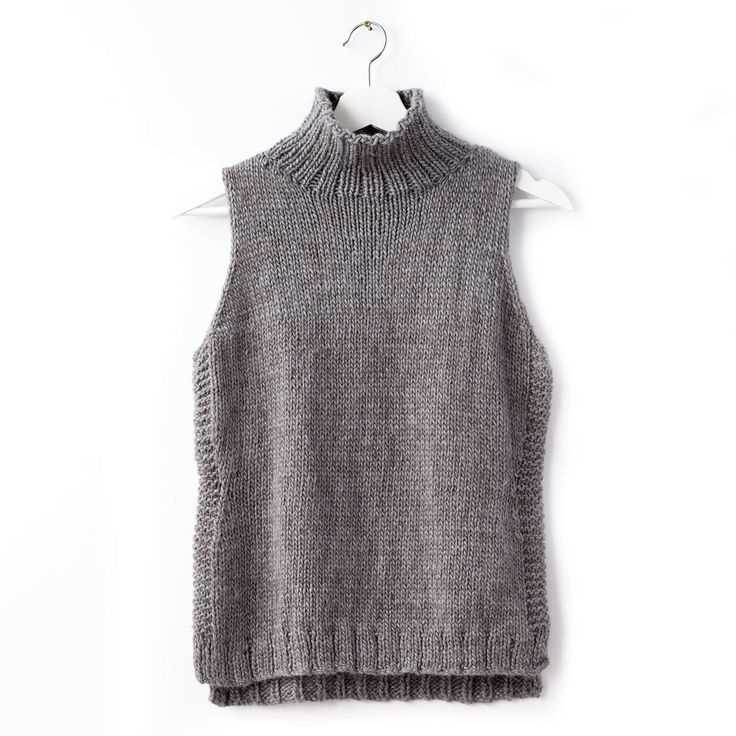 Free sleeveless top knitting pattern