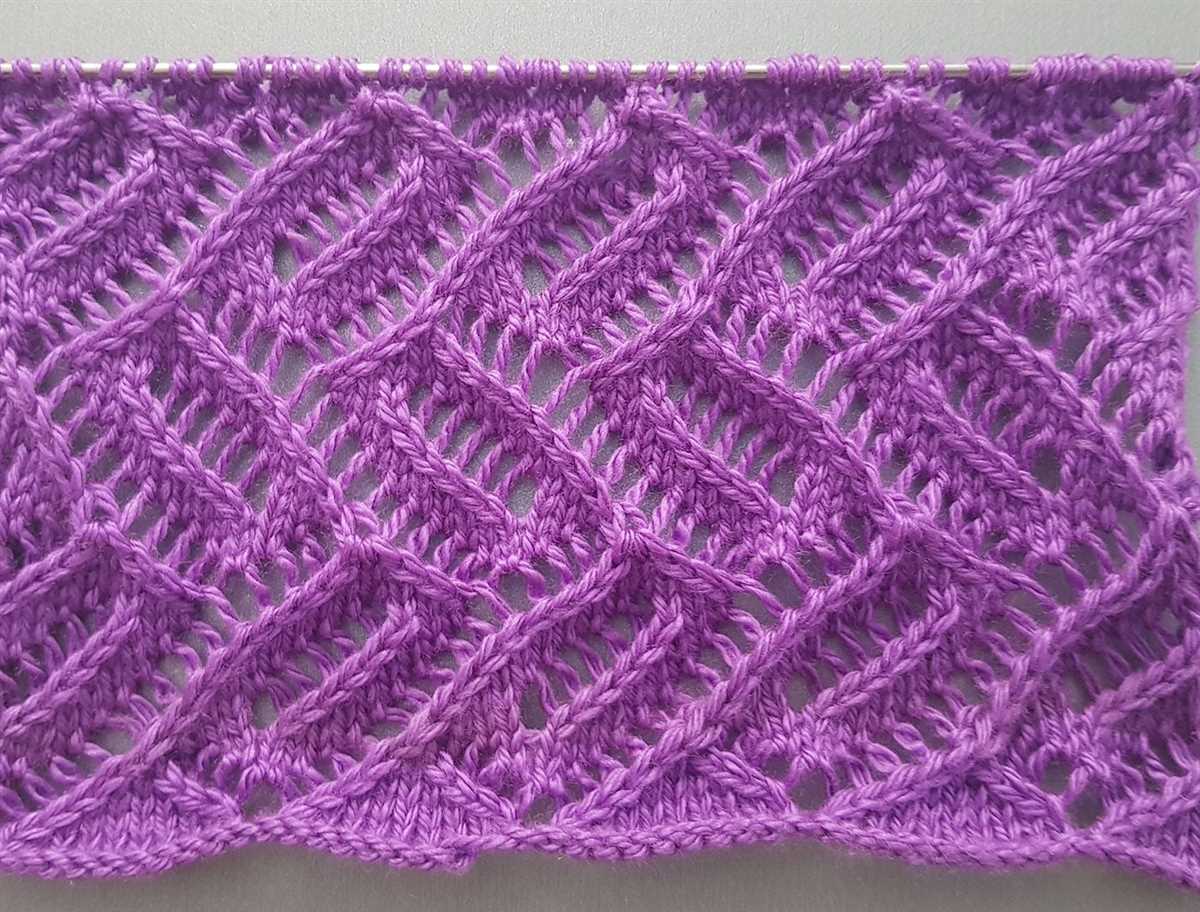 Arrowhead knitting pattern