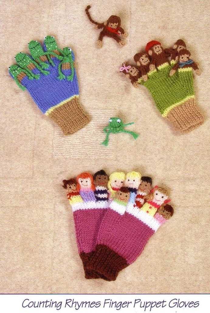 Free knitted glove puppet patterns