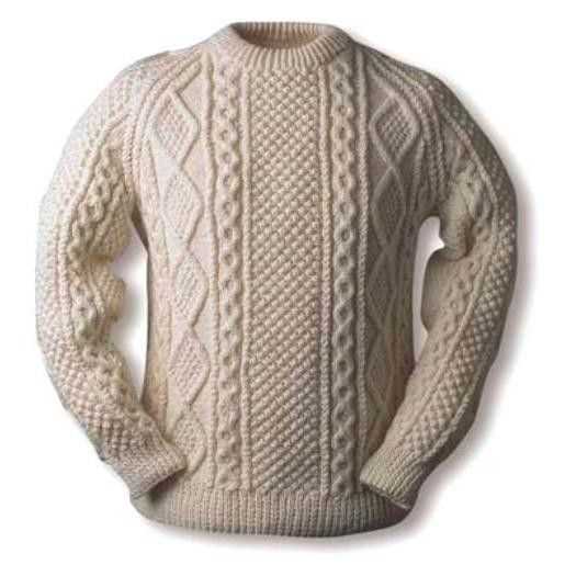 Irish fisherman knit sweater pattern
