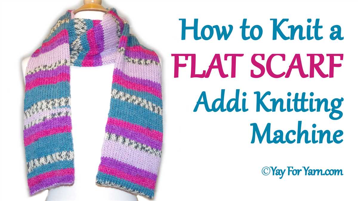 Patterns for addi knitting machine