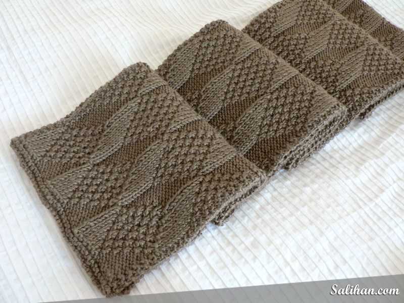 Free knitting patterns mens scarf