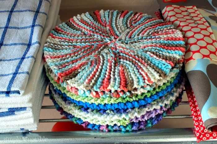 Mini almost lost washcloth knitting pattern