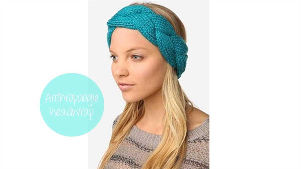 Knitted head wrap free pattern