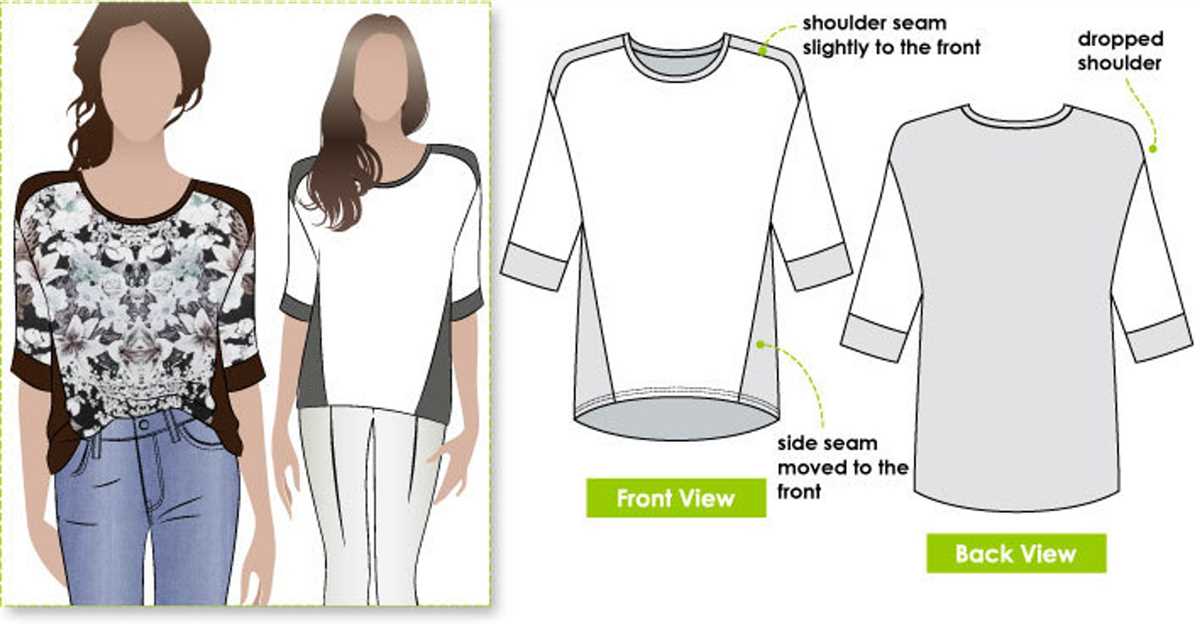 Knitted t shirt pattern