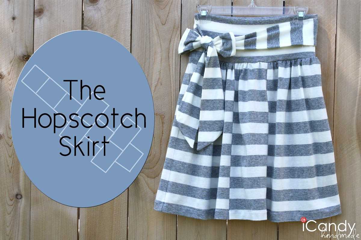 Jersey knit skirt pattern free