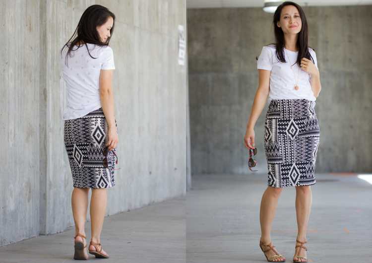 Jersey knit skirt pattern free