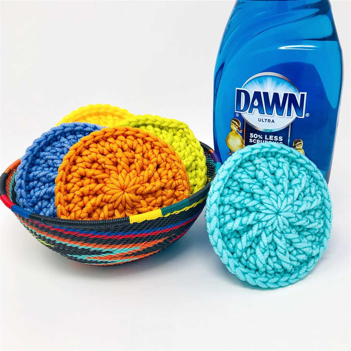 Knitted dish scrubbie pattern
