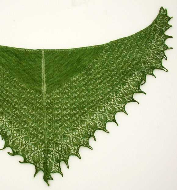 Lace knitted shawl patterns