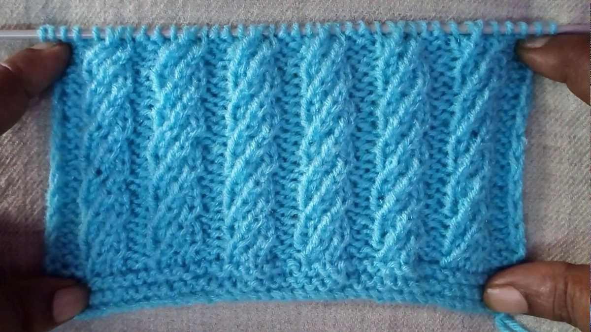 Open weave knitting patterns