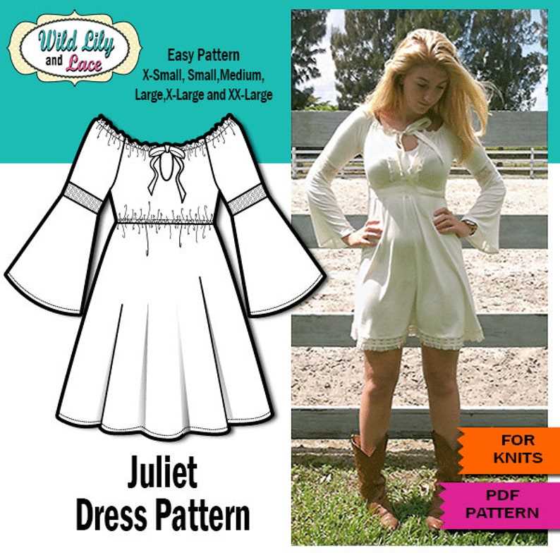 Long sleeve knit dress pattern