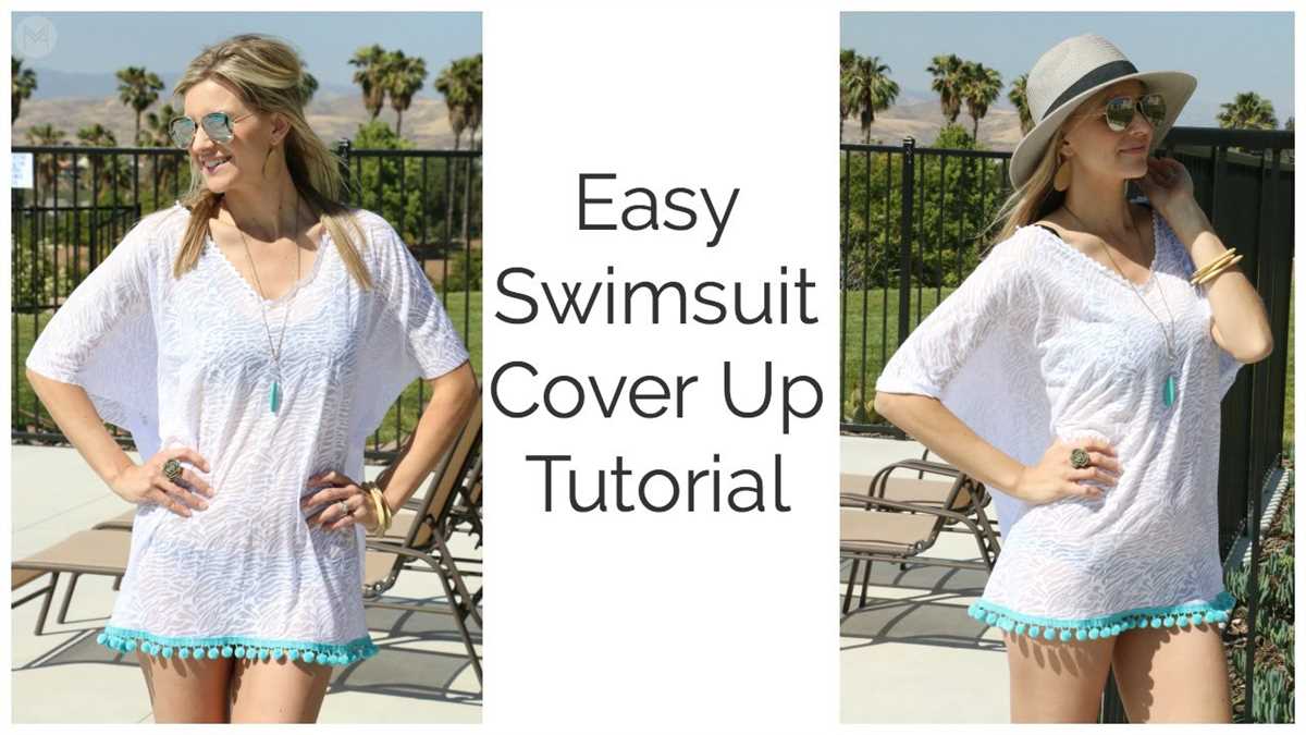 Knitted bathing suit cover up pattern