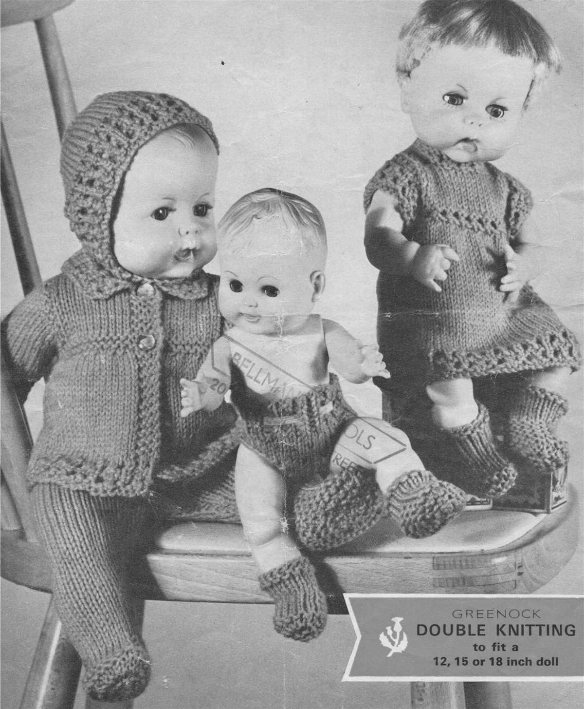 Free vintage knitting patterns for dolls