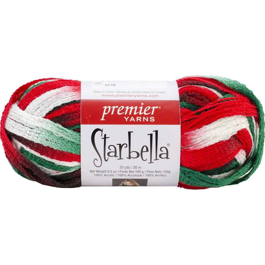 Starbella ruffle scarf knit pattern