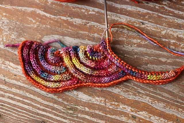 Patchwork scarf knitting pattern