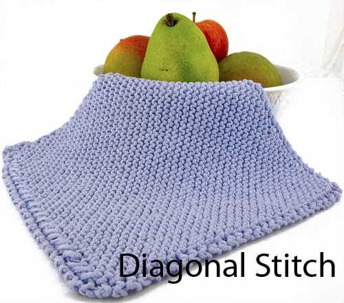 Dishcloth knit pattern basic