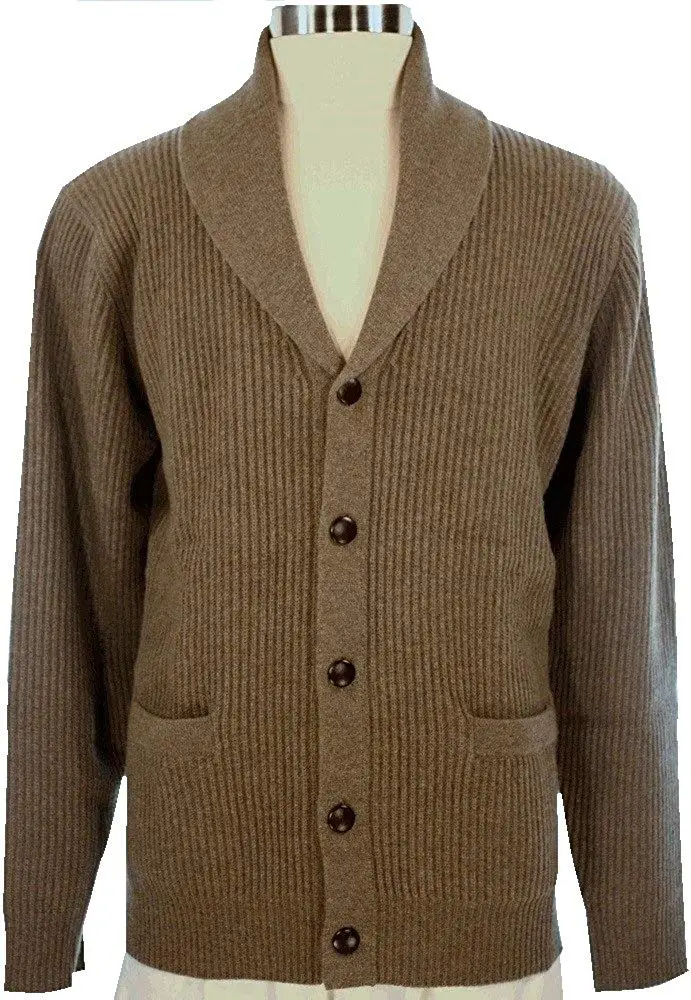 Shawl collar sweater knitting pattern