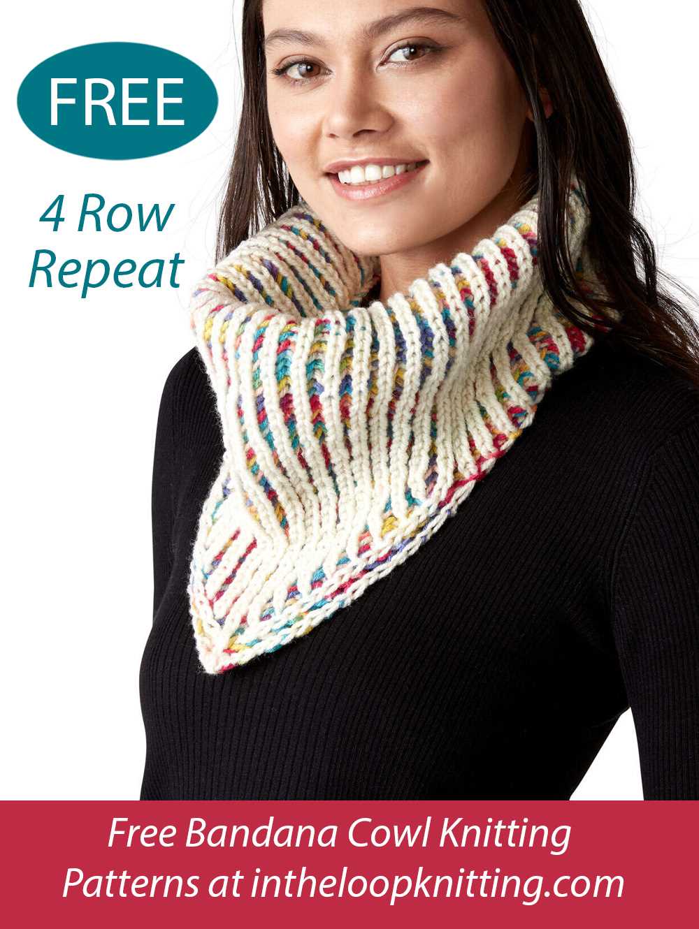 Bandana cowl knitting patterns
