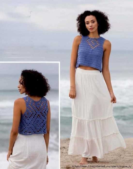 Free knitting patterns for ladies summer tops