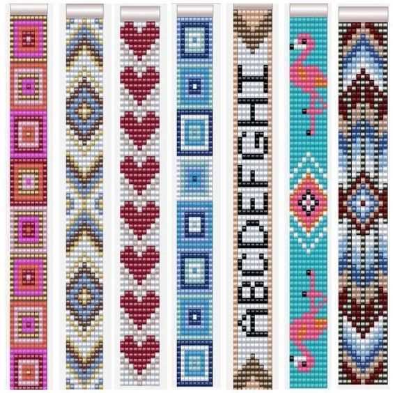 Knit beaded bracelet pattern