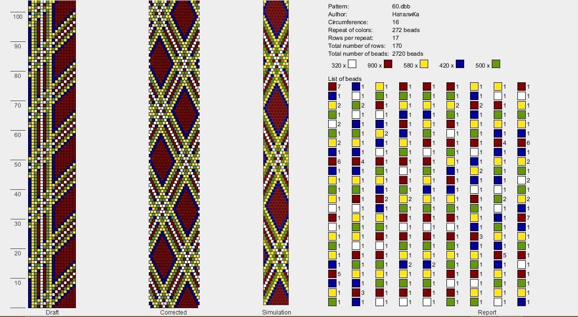 Knit beaded bracelet pattern