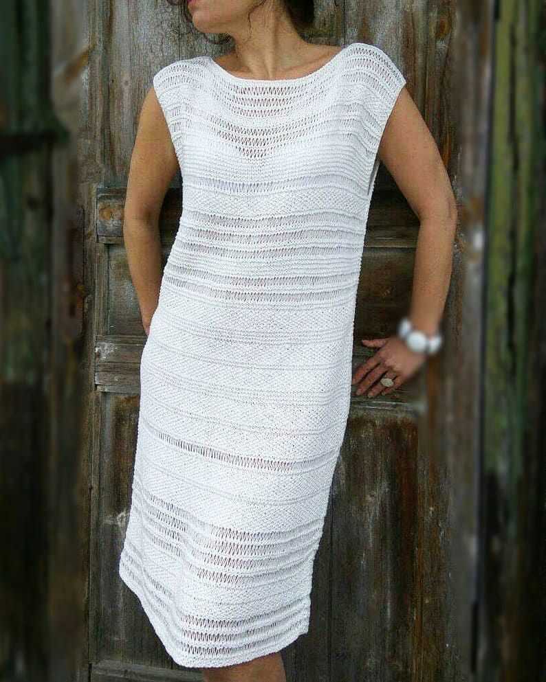 Knit summer dress pattern