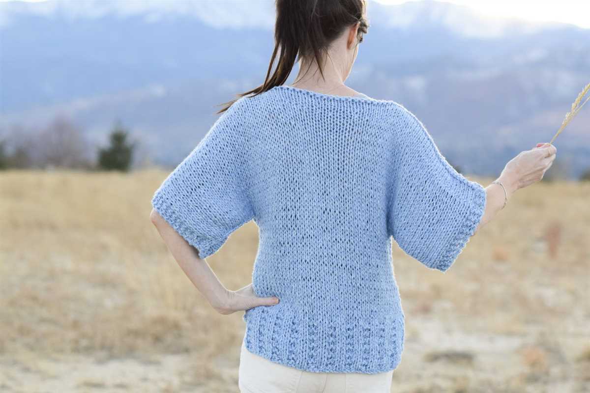 Knit sweater pattern easy