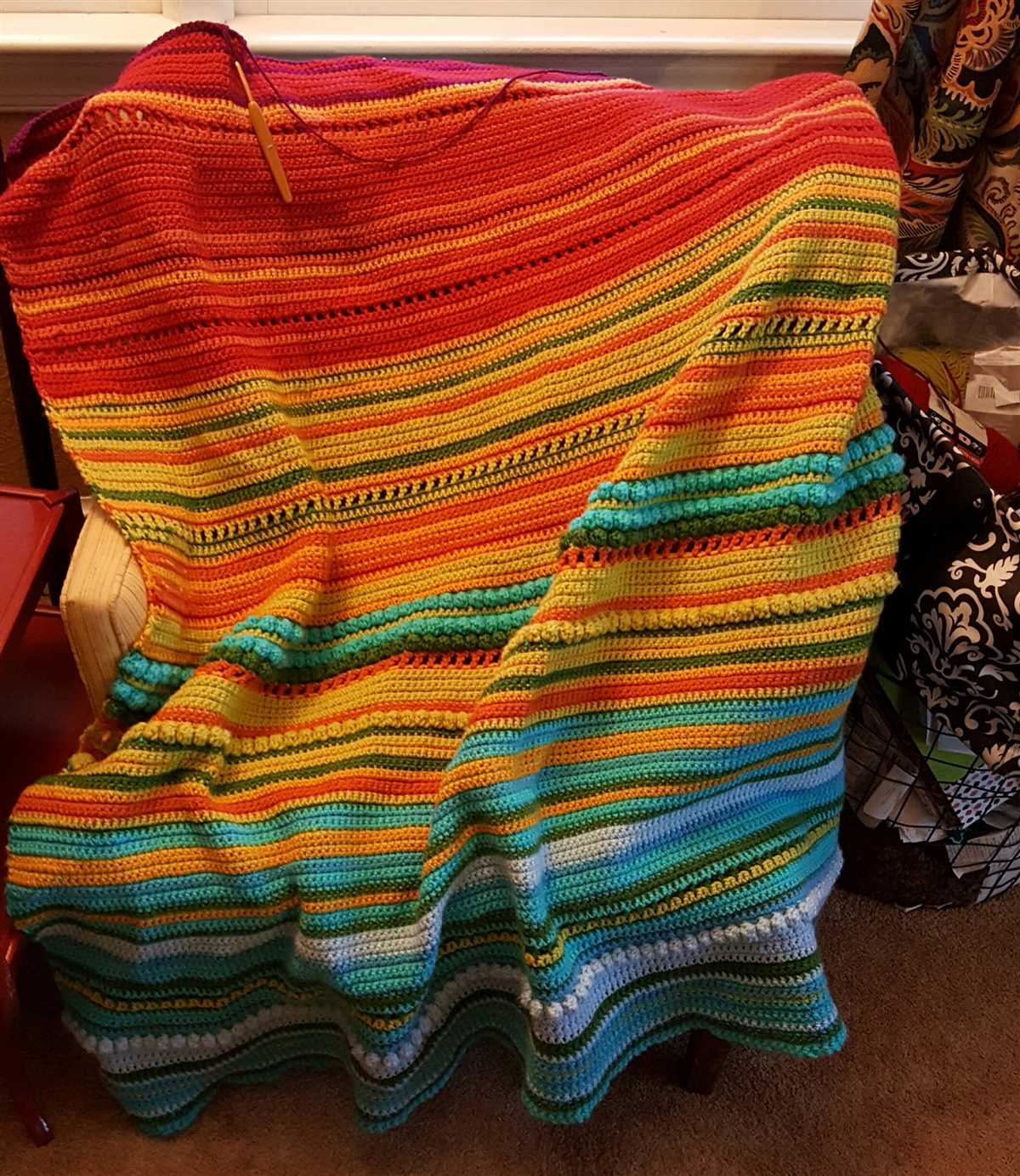 Knit temperature blanket pattern free
