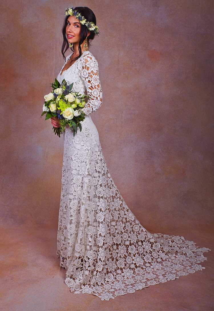 Knit wedding dress pattern