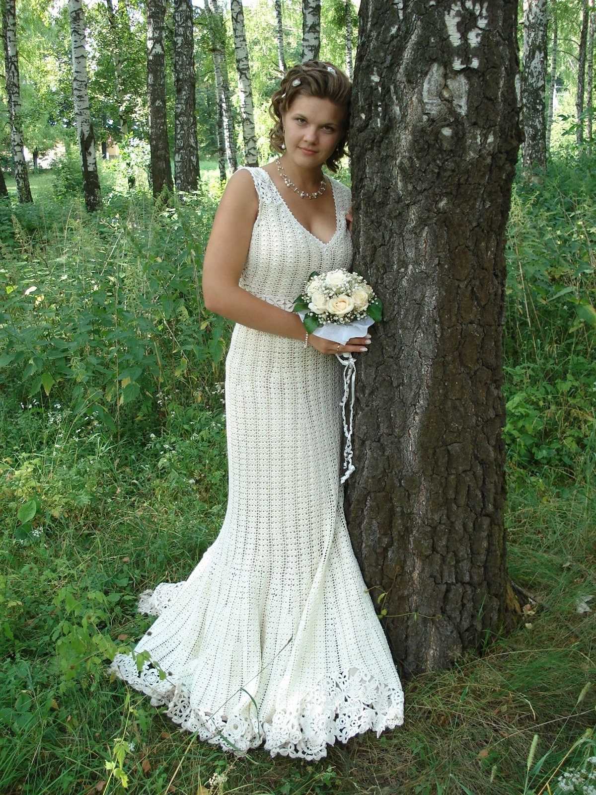 Knit wedding dress pattern