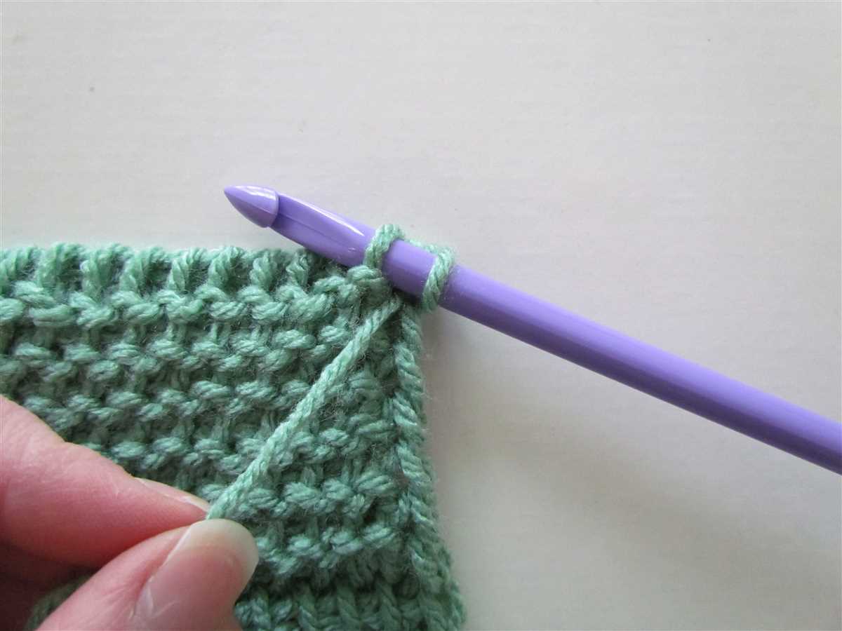 Knit and purl stitch scarf patterns