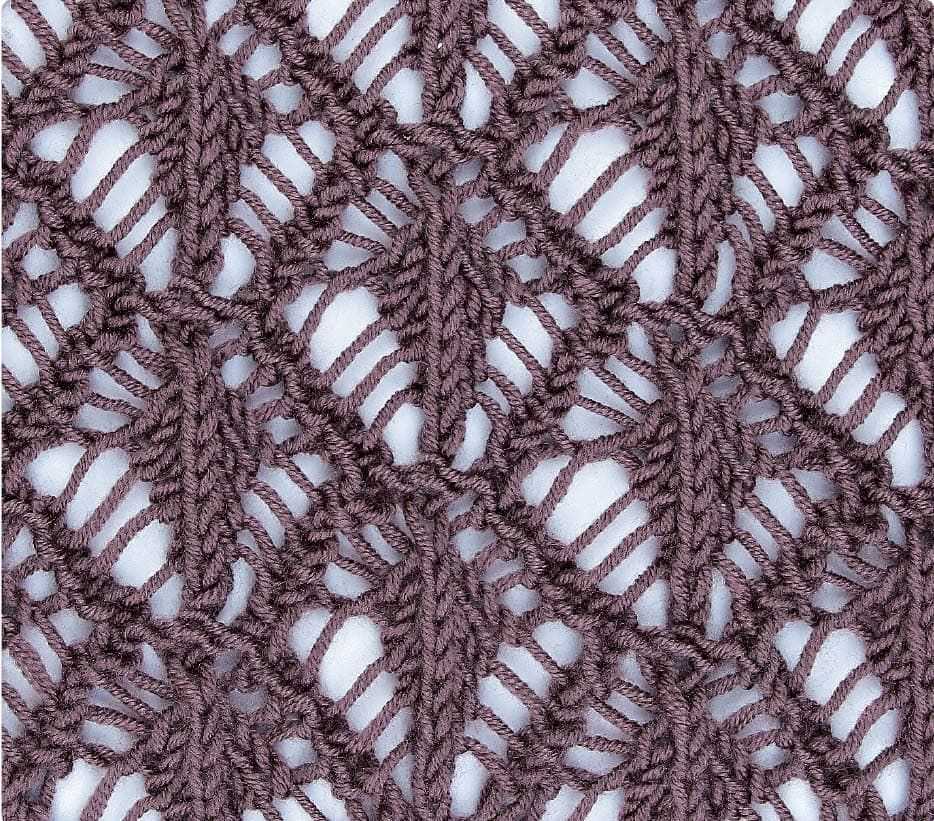 Knit lace pattern free