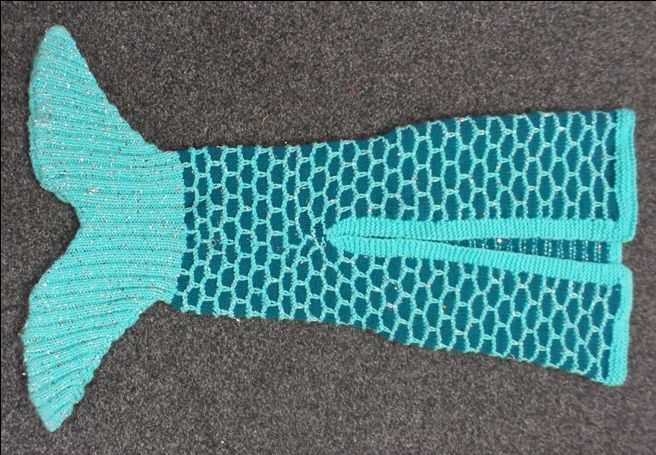Knit mermaid tail pattern