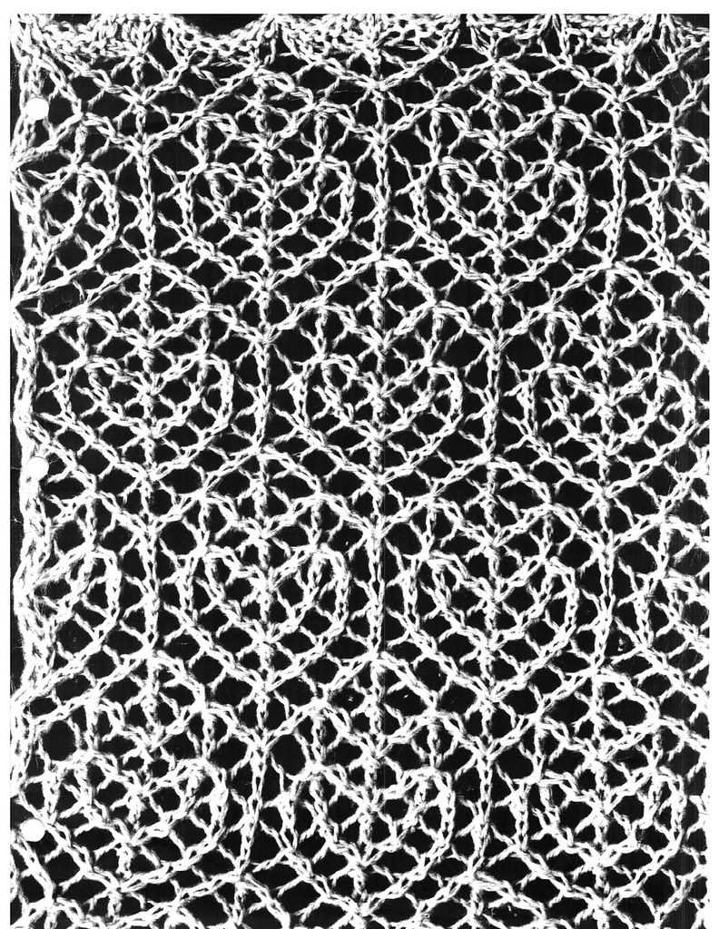 Knit mesh top pattern