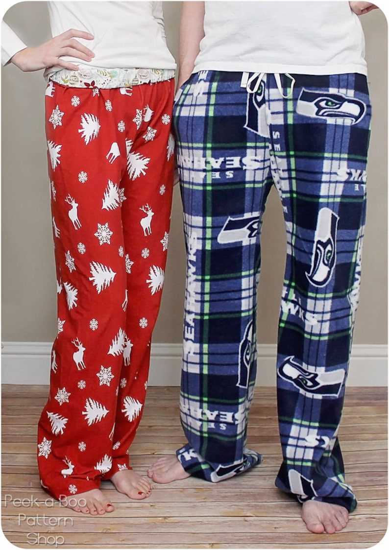 Knit pajama pants pattern