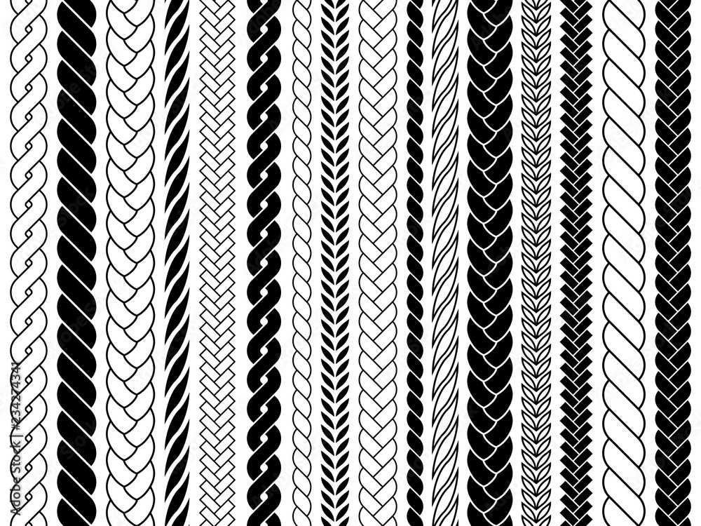 Knit rope pattern