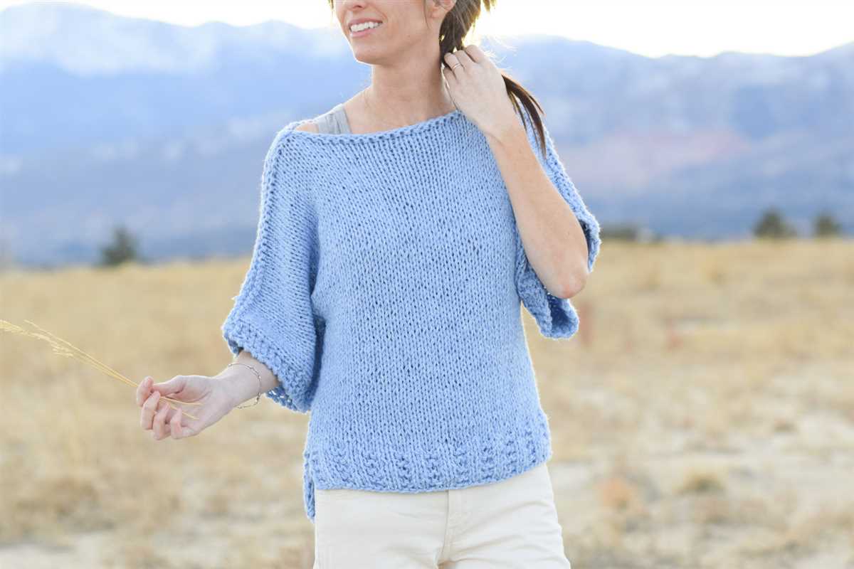 Knit sweater pattern easy