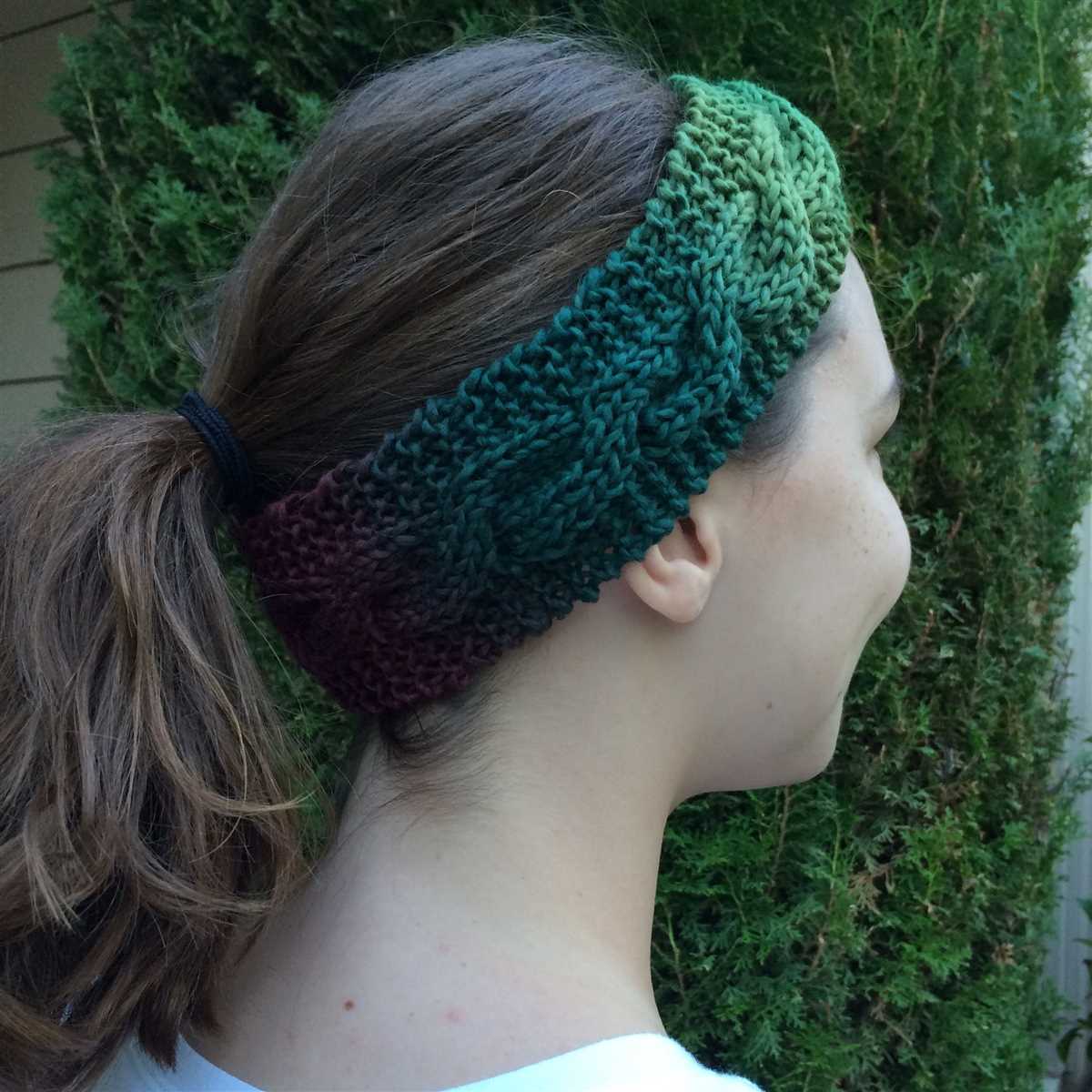 Knitted bandana pattern free