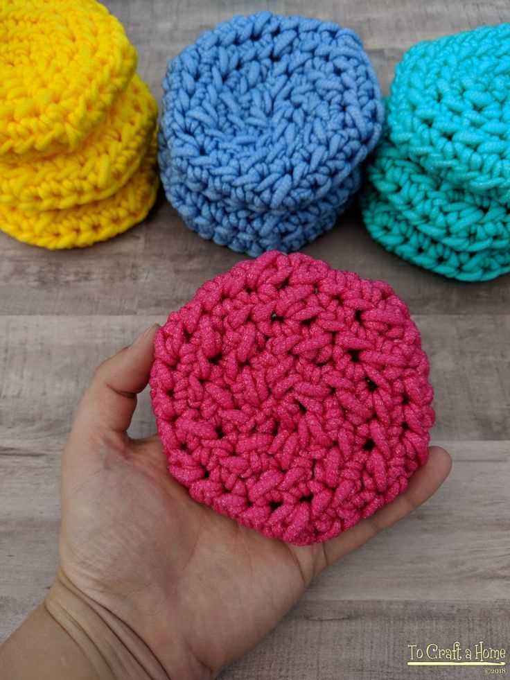 Knitted dish scrubbie pattern