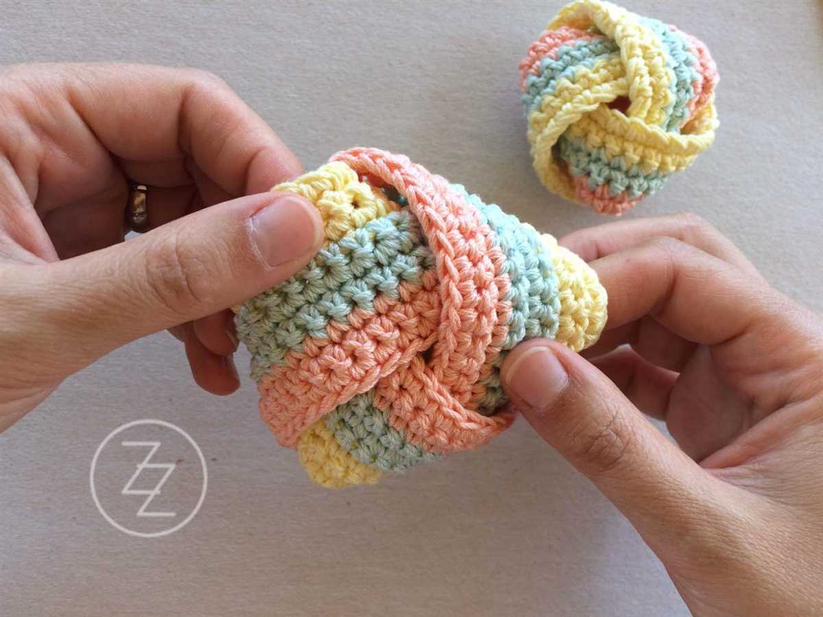Knitted dish scrubbie pattern