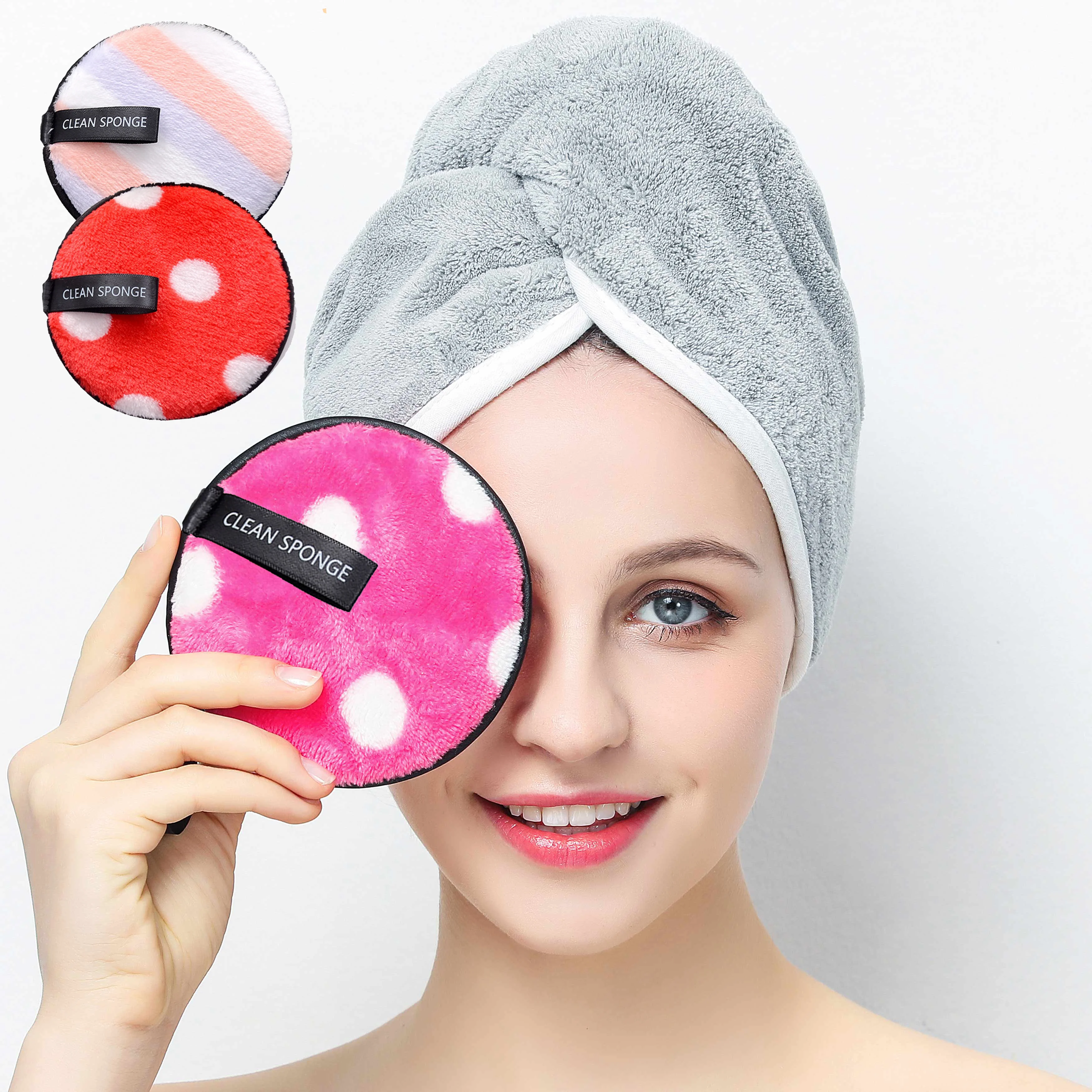 Knitted makeup remover pads pattern
