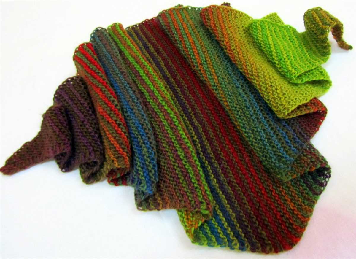 Knitted spiral scarf pattern free