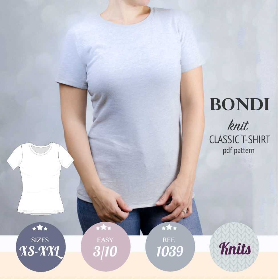 Knitted t shirt pattern