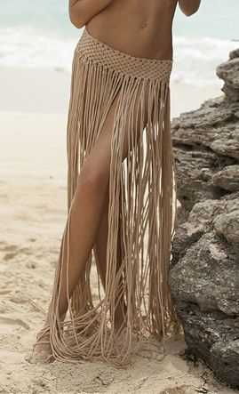 Knitted bathing suit cover up pattern