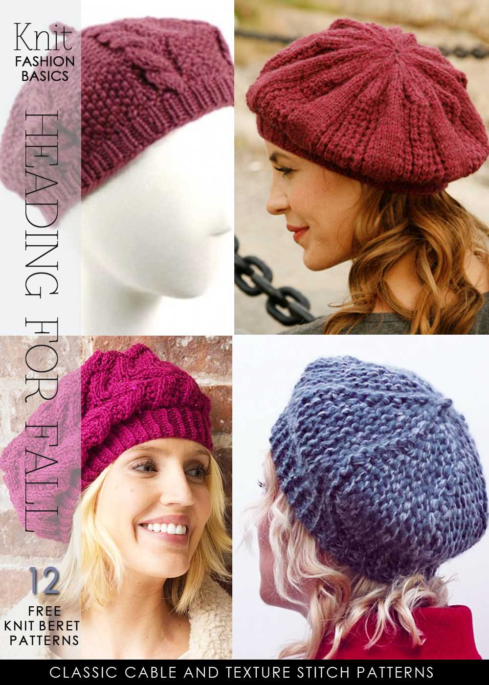 Knitted beret patterns free