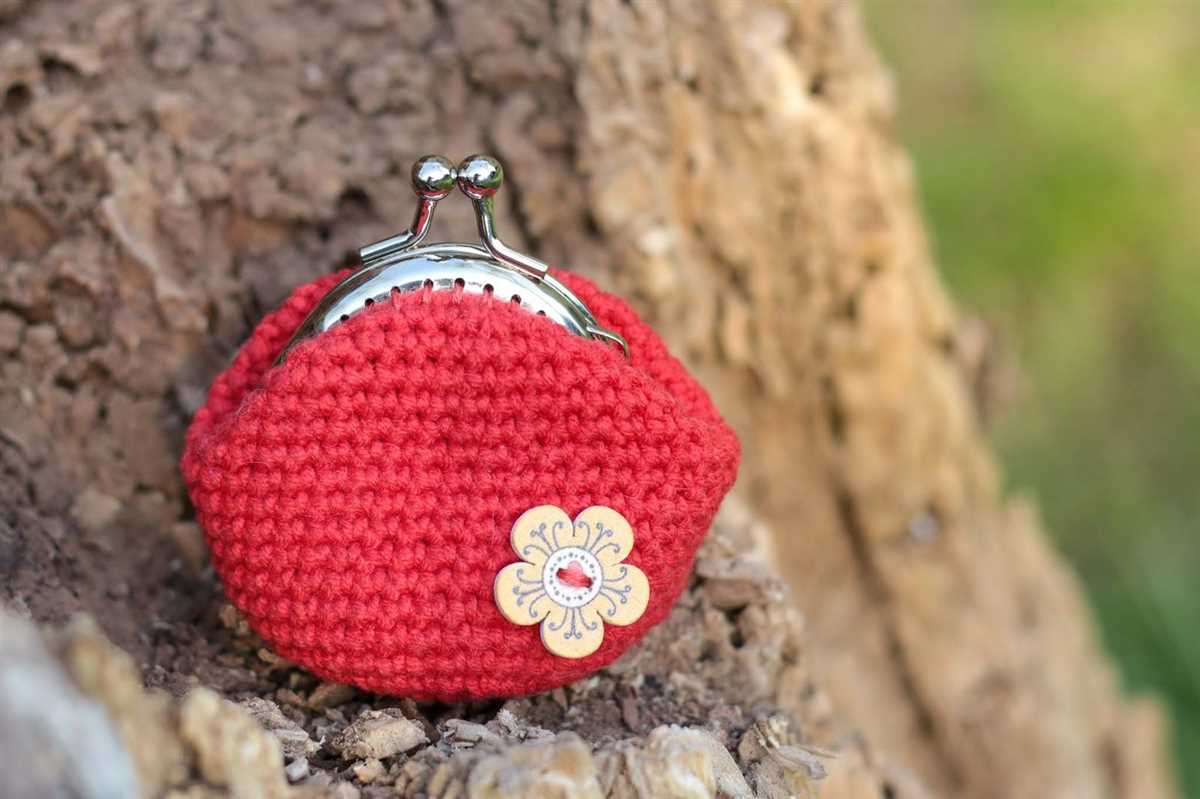 Knitted coin purse free pattern